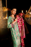 AlKaram | Festive Summer 25 | FC-9D-25-Sage -   Ladies Clothes -  Saira Saqlain
