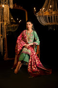 AlKaram | Festive Summer 25 | FC-9D-25-Sage -   Ladies Clothes -  Saira Saqlain
