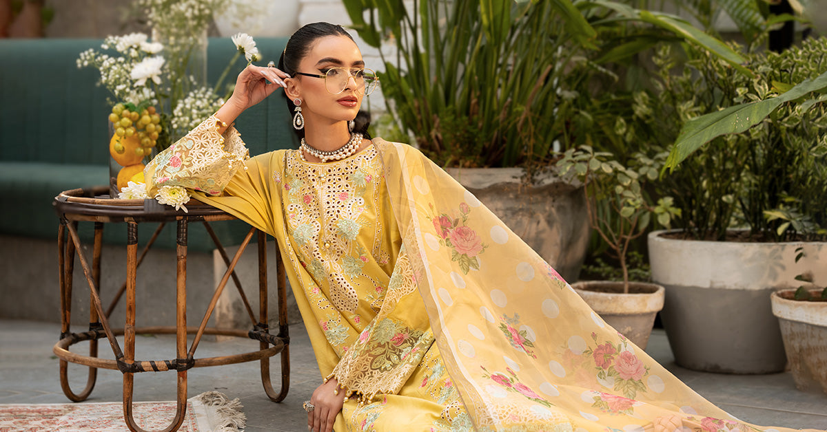 Maria B | Casual Pret 25 | DW-EF25-05/A - Saira Saqlain