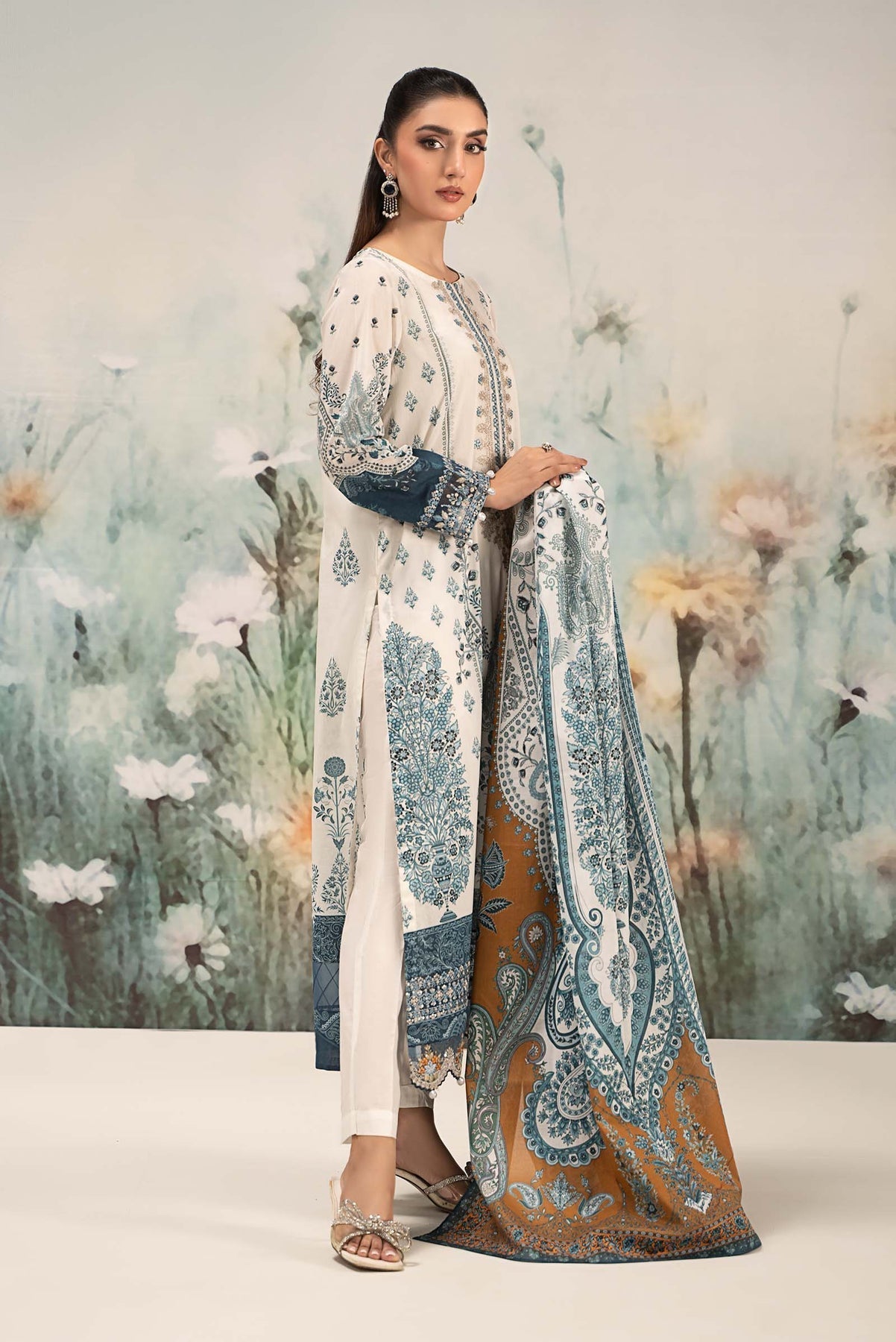 Maria B | Casual Pret 25 | DW-EF25-14 - Saira Saqlain