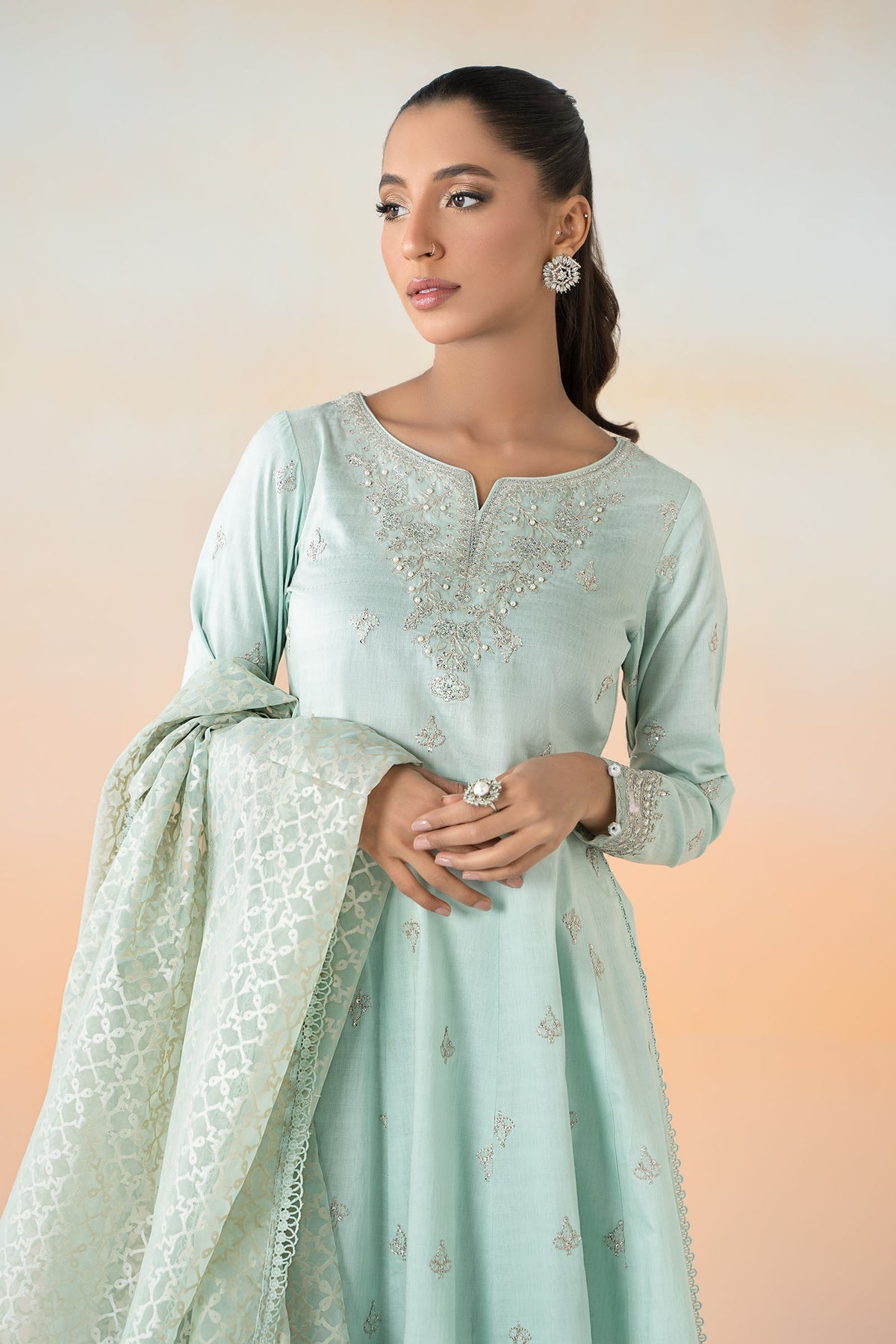 Maria B | Casual Pret 25 | DW-EF25-30 - Saira Saqlain