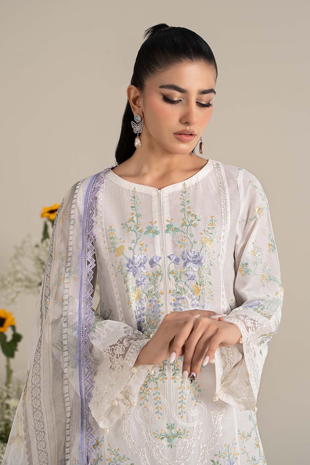 Maria B | Casual Pret 25 | DW-EF25-49 - Saira Saqlain