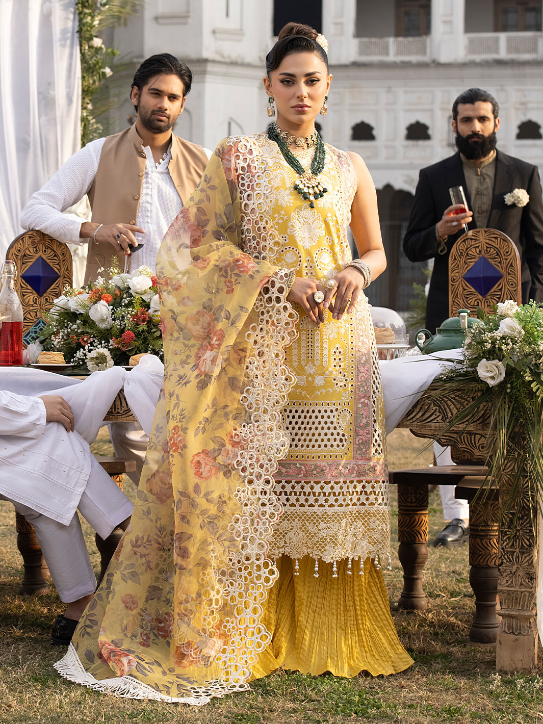 Mahnur | Mahrukh Luxury Lawn 24 | DELIA - Saira Saqlain