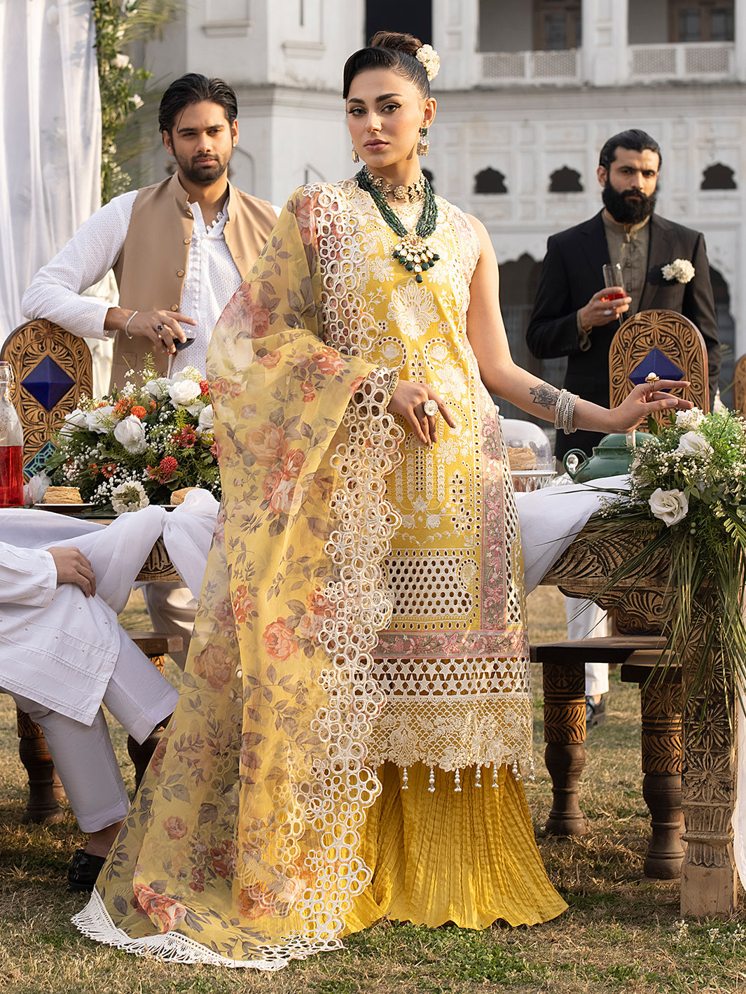 Mahnur | Mahrukh Luxury Lawn 24 | DELIA - Saira Saqlain