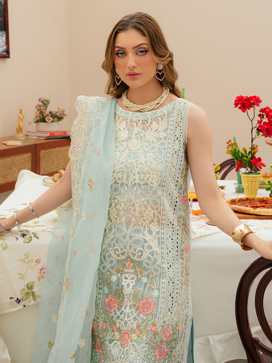 Mahnur | Allenura Luxury Lawn 24 | ELYSSA - Saira Saqlain