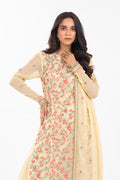 AlKaram | Festive Summer 25 | FC-21I-25-Yellow -   Ladies Clothes -  Saira Saqlain