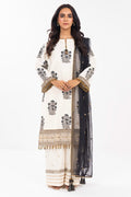 AlKaram | Festive Summer 25 | FC-30M-25-Off White -   Ladies Clothes -  Saira Saqlain