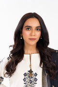 AlKaram | Festive Summer 25 | FC-30M-25-Off White -   Ladies Clothes -  Saira Saqlain