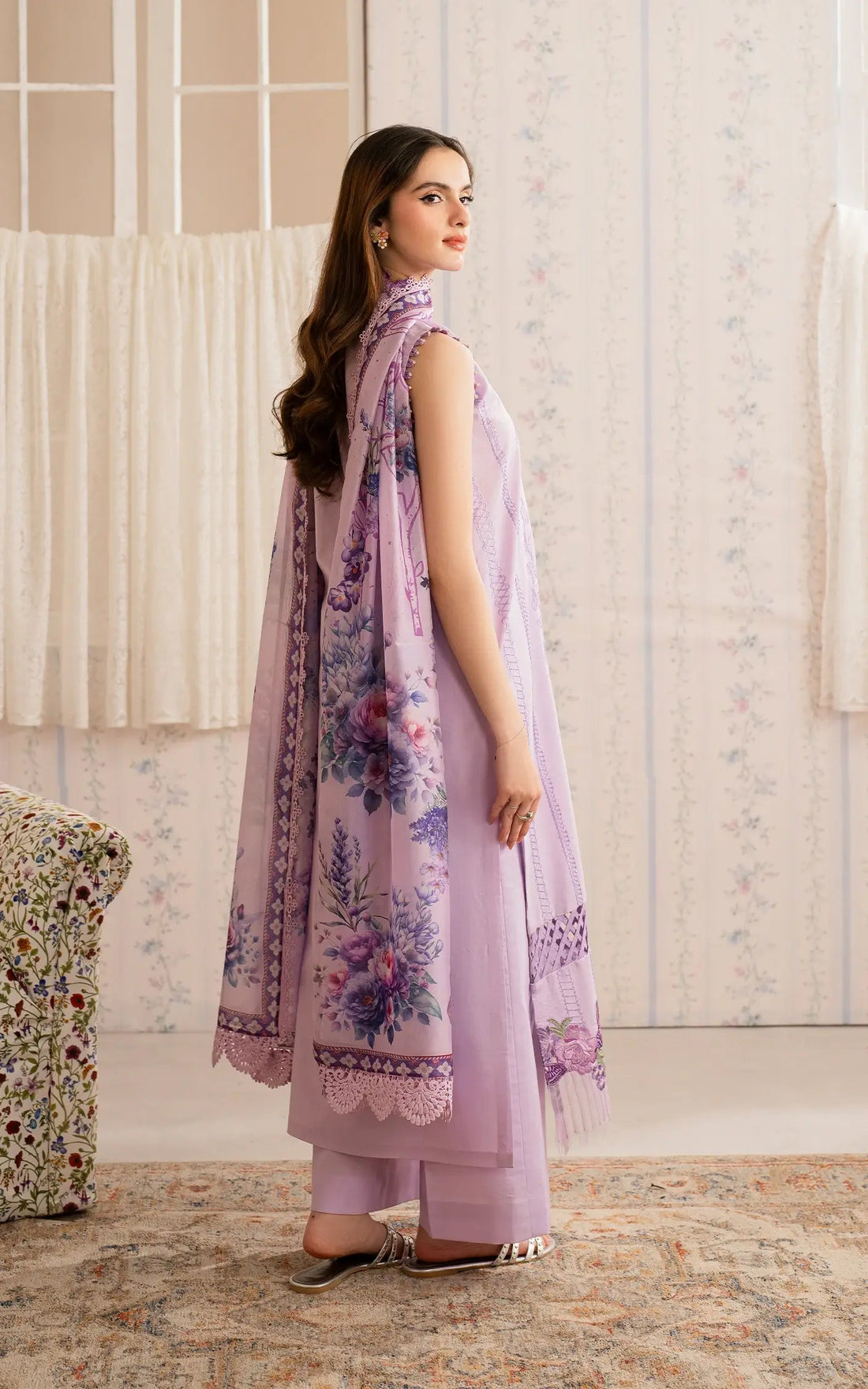 Asifa and Nabeel | Meraki Vintage 25 | Faakhta (MVL25-17) - Saira Saqlain