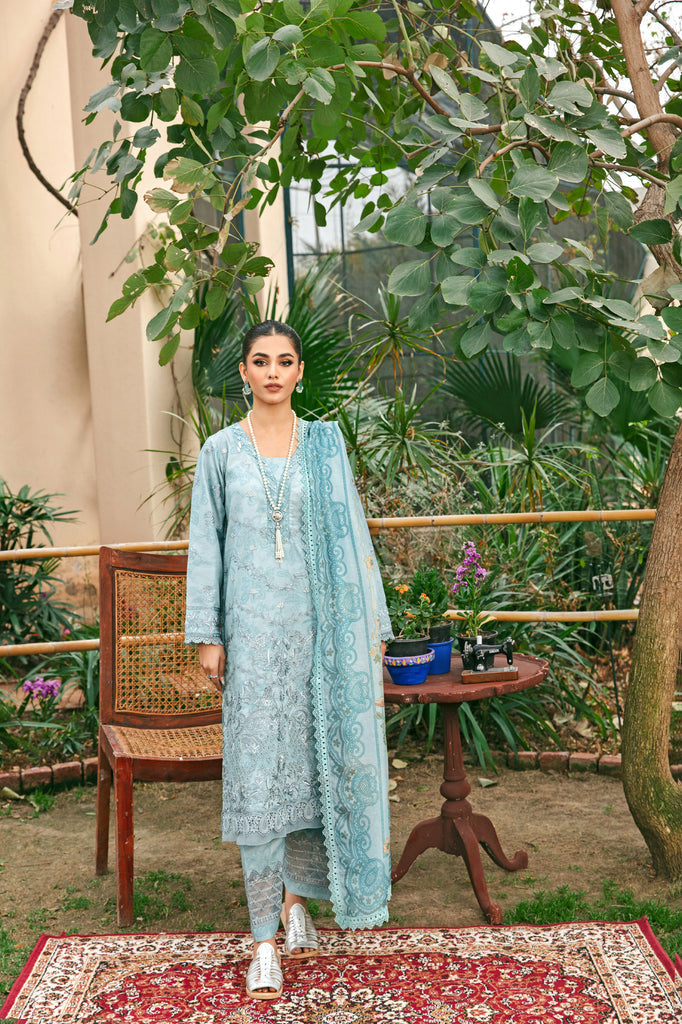 Florent | Luxury Lawn 24 | FFL-8B - Saira Saqlain