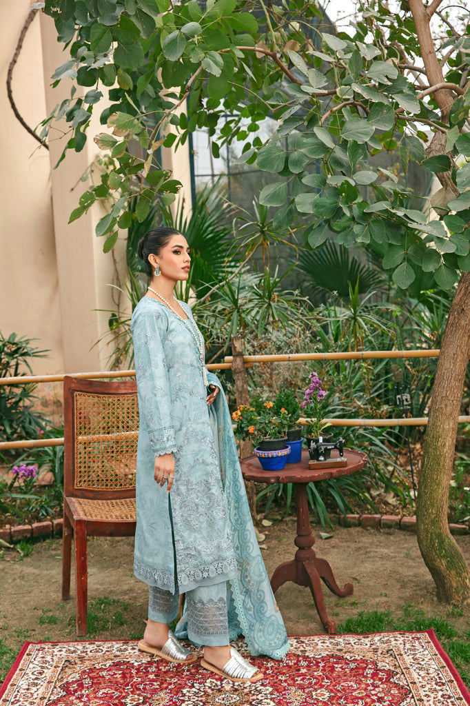 Florent | Luxury Lawn 24 | FFL-8B - Saira Saqlain