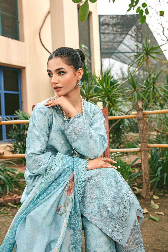 Florent | Luxury Lawn 24 | FFL-8B - Saira Saqlain