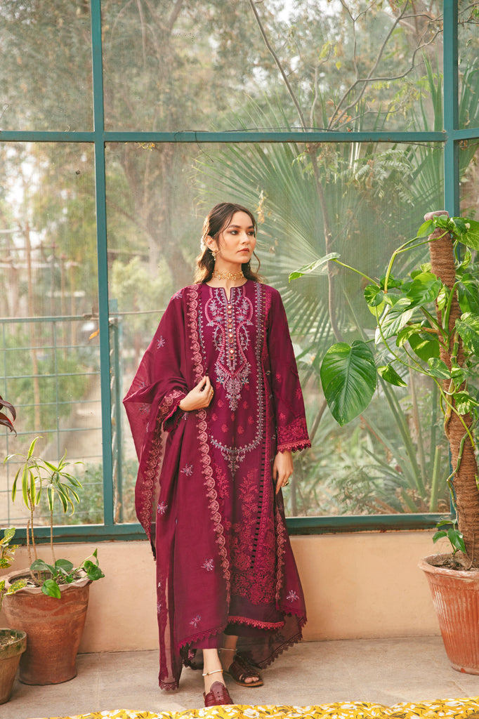 Florent | Luxury Lawn 24 | FFL-4B - Saira Saqlain