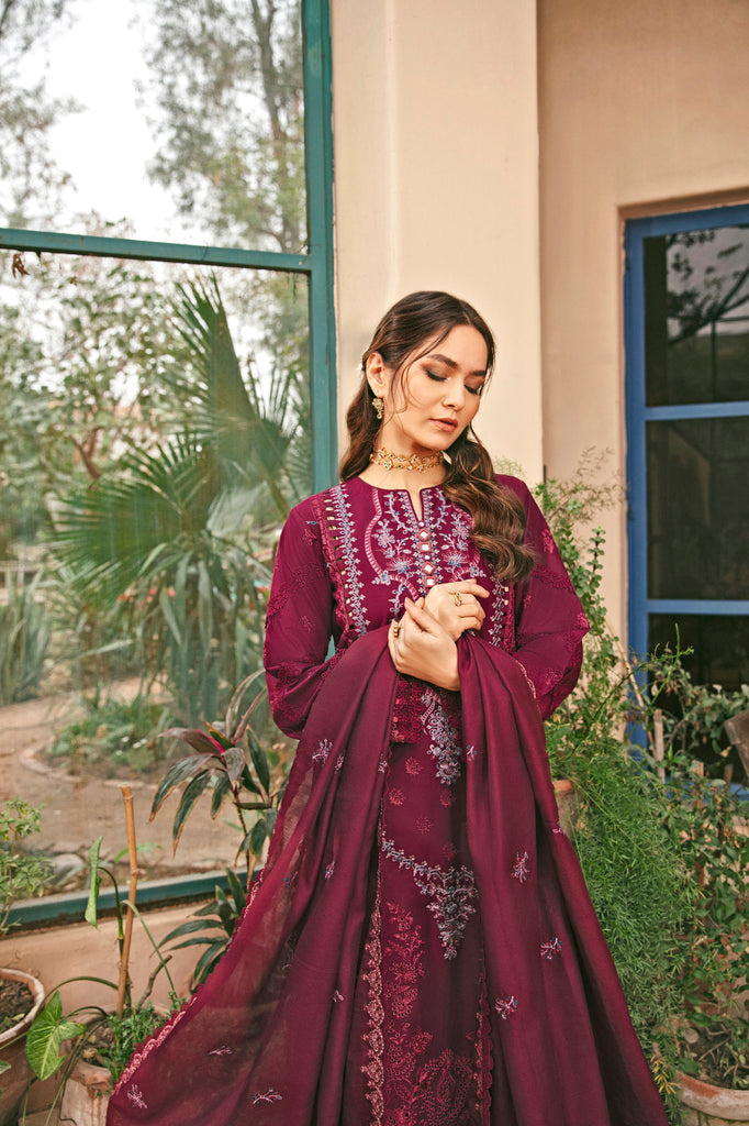 Florent | Luxury Lawn 24 | FFL-4B - Saira Saqlain