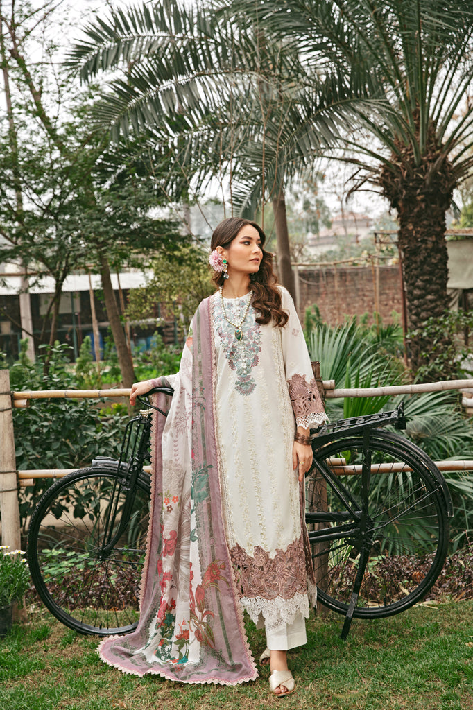 Florent | Luxury Lawn 24 | FFL-2A - Saira Saqlain