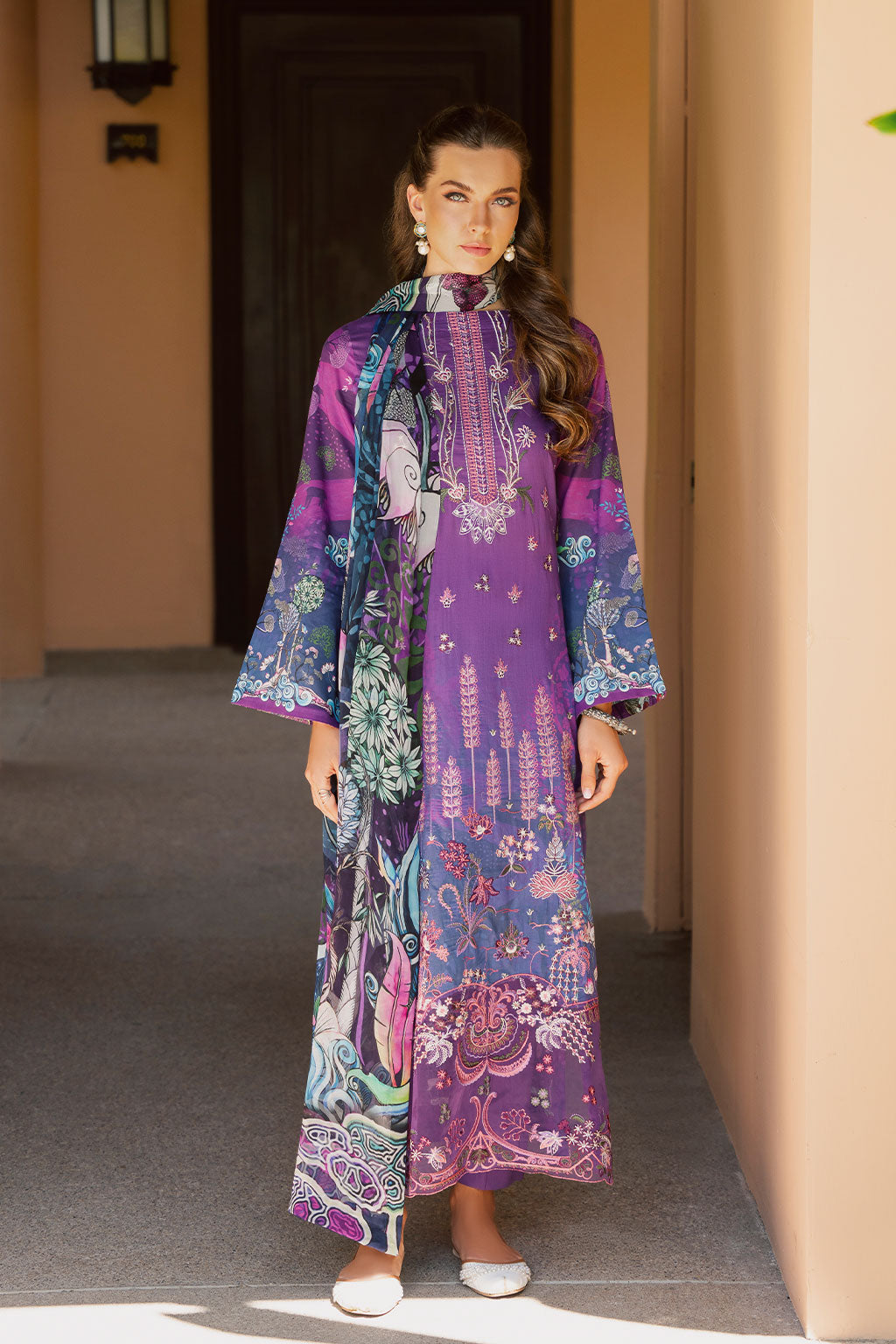 Ramsha | Ghazal Luxury Lawn | G-305 - Saira Saqlain