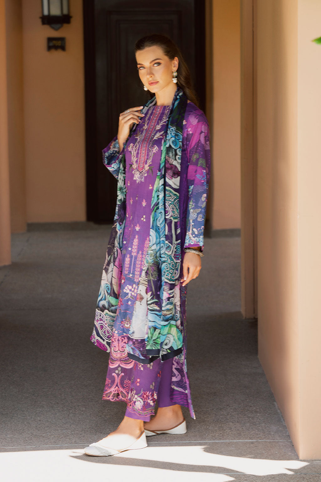 Ramsha | Ghazal Luxury Lawn | G-305 - Saira Saqlain