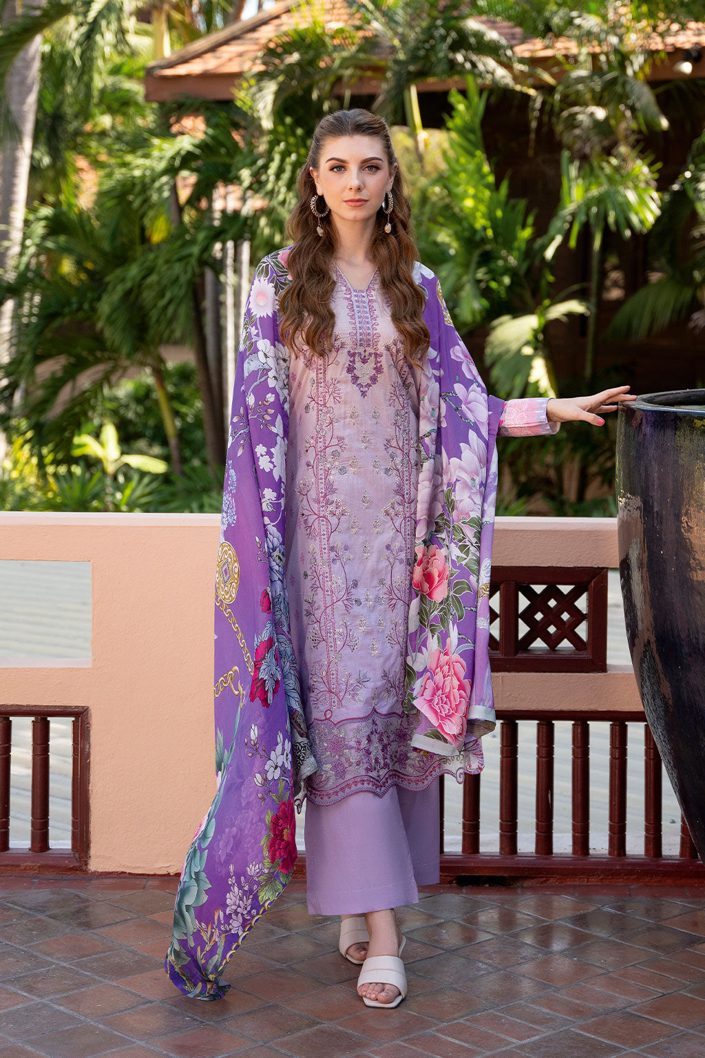 Ramsha | Ghazal Luxury Lawn | G-310 - Saira Saqlain