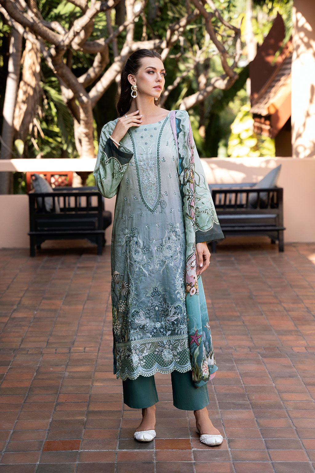 Ramsha | Ghazal Luxury Lawn | G-306 - Saira Saqlain
