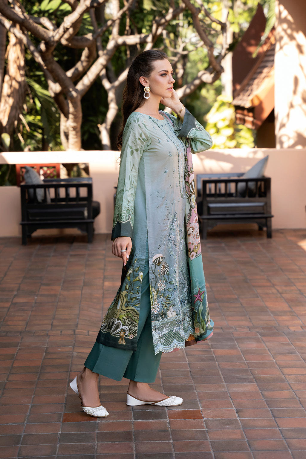 Ramsha | Ghazal Luxury Lawn | G-306 - Saira Saqlain