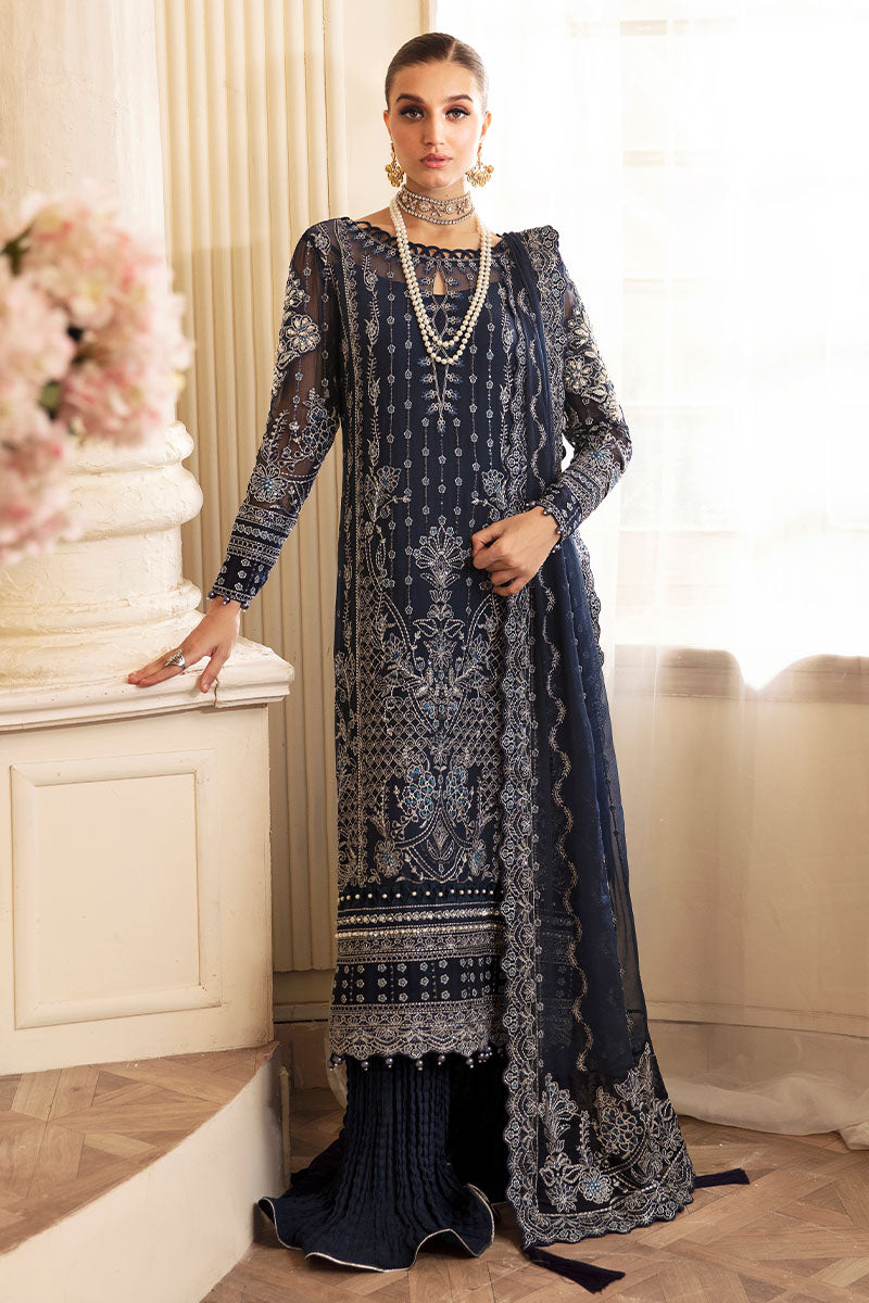 Gulaal | Embroidered Chiffon 24 | Evara - Saira Saqlain