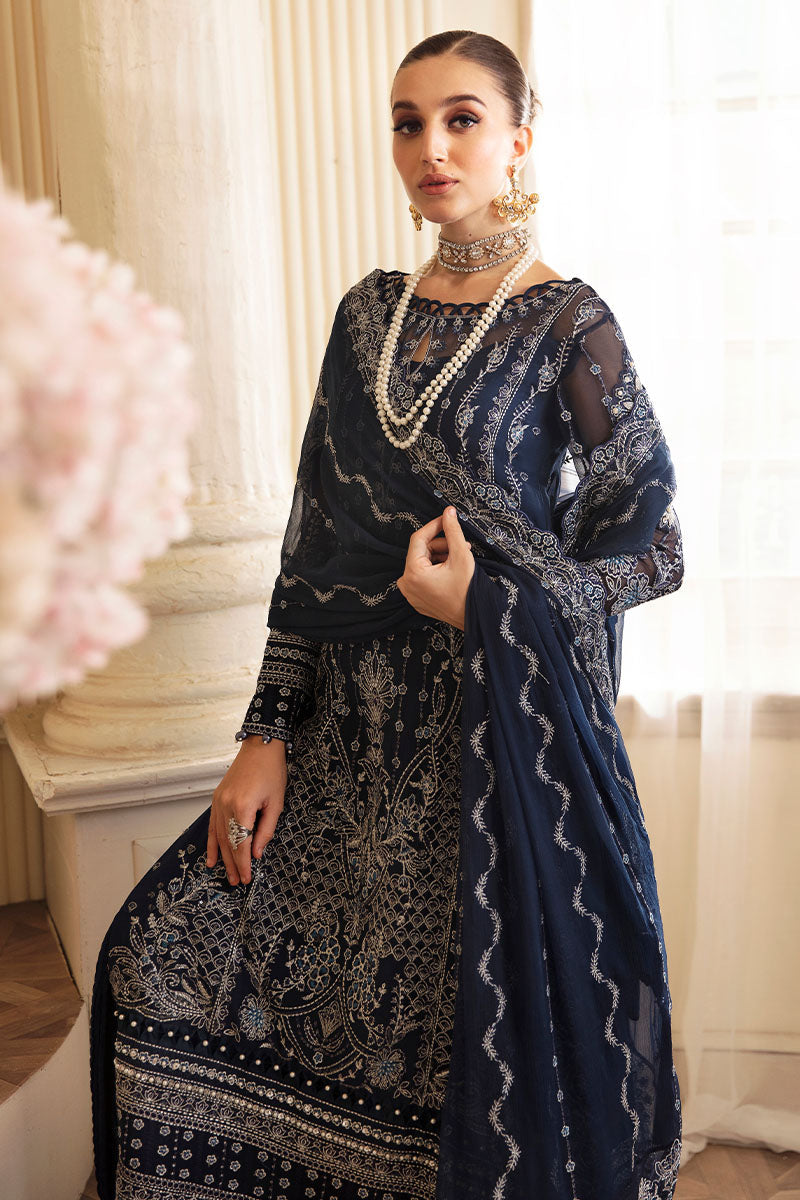Gulaal | Embroidered Chiffon 24 | Evara - Saira Saqlain