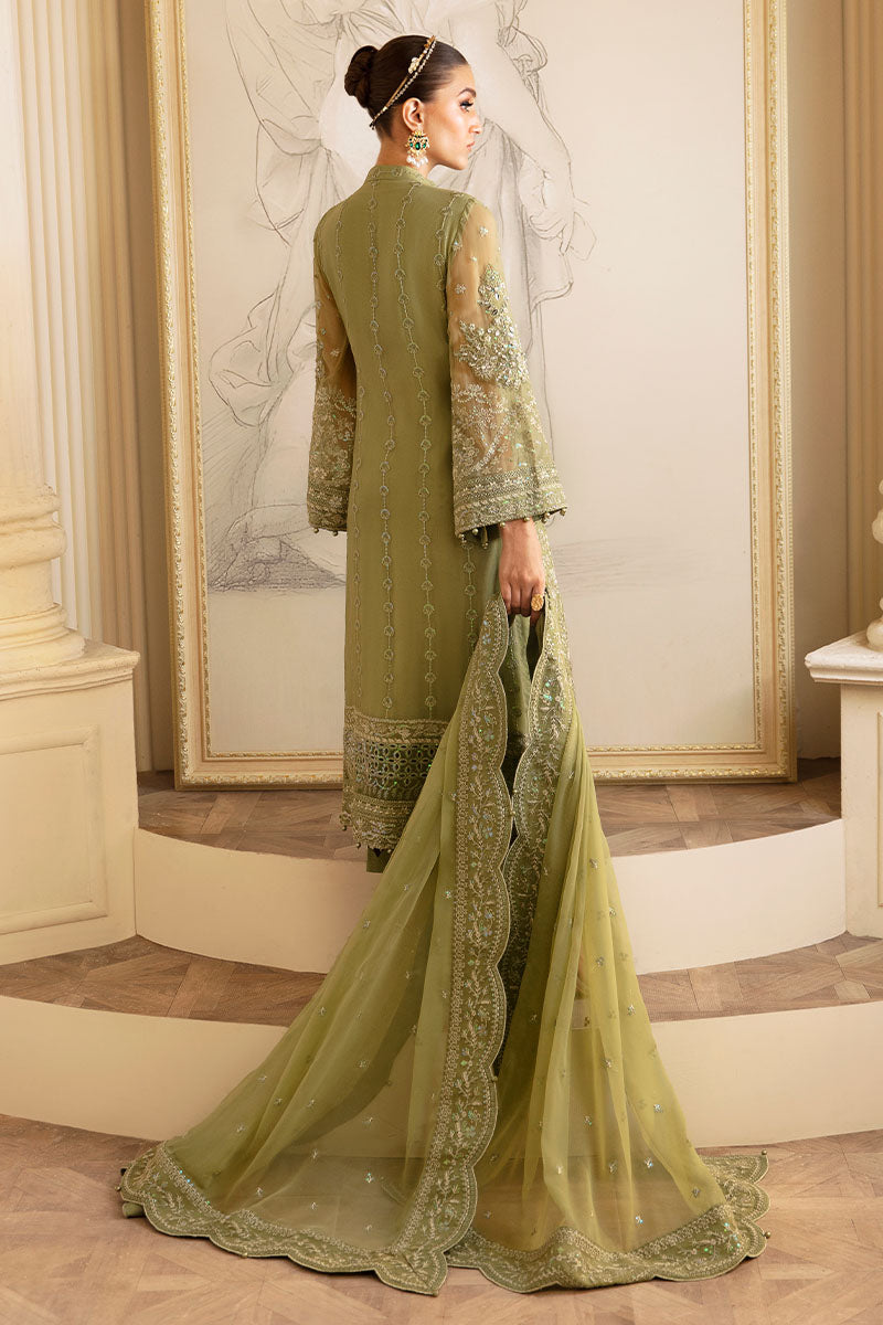 Gulaal | Embroidered Chiffon 24 | Almendra - Saira Saqlain