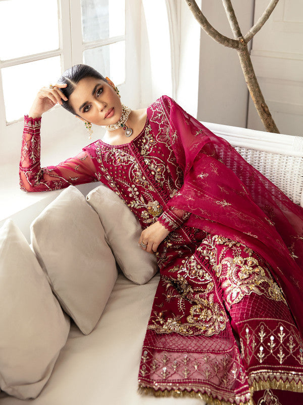 Gulaal | Embroidered Chiffon 23 | SAMARA GL-LP-V2-16 - Saira Saqlain