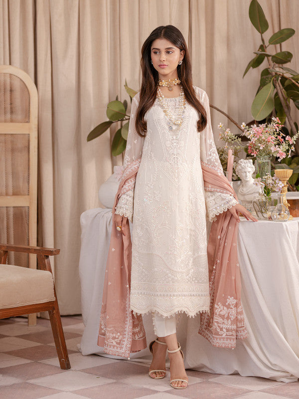 Gulaal | Embroidered Chiffon 23 | MEESHA UC-02 - Saira Saqlain
