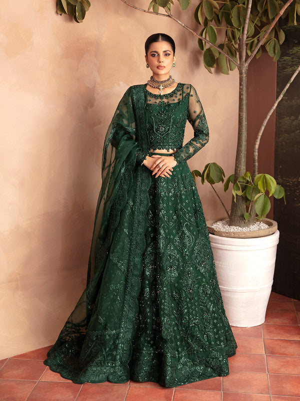 Gulaal | Embroidered Chiffon 23 | AURORA GL-LP-V2-18 - Saira Saqlain