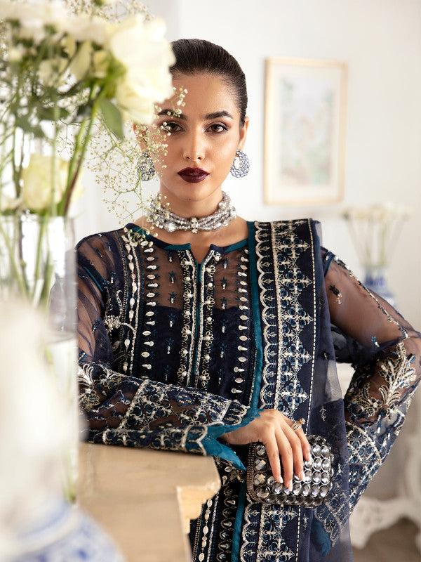 Gulaal | Embroidered Chiffon 23 | SABELA GL-LP-V2-15 - Saira Saqlain