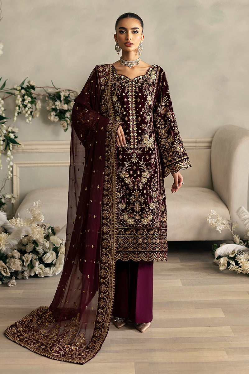 Gulaal | Celeste Velvet 24 | Ember - Saira Saqlain