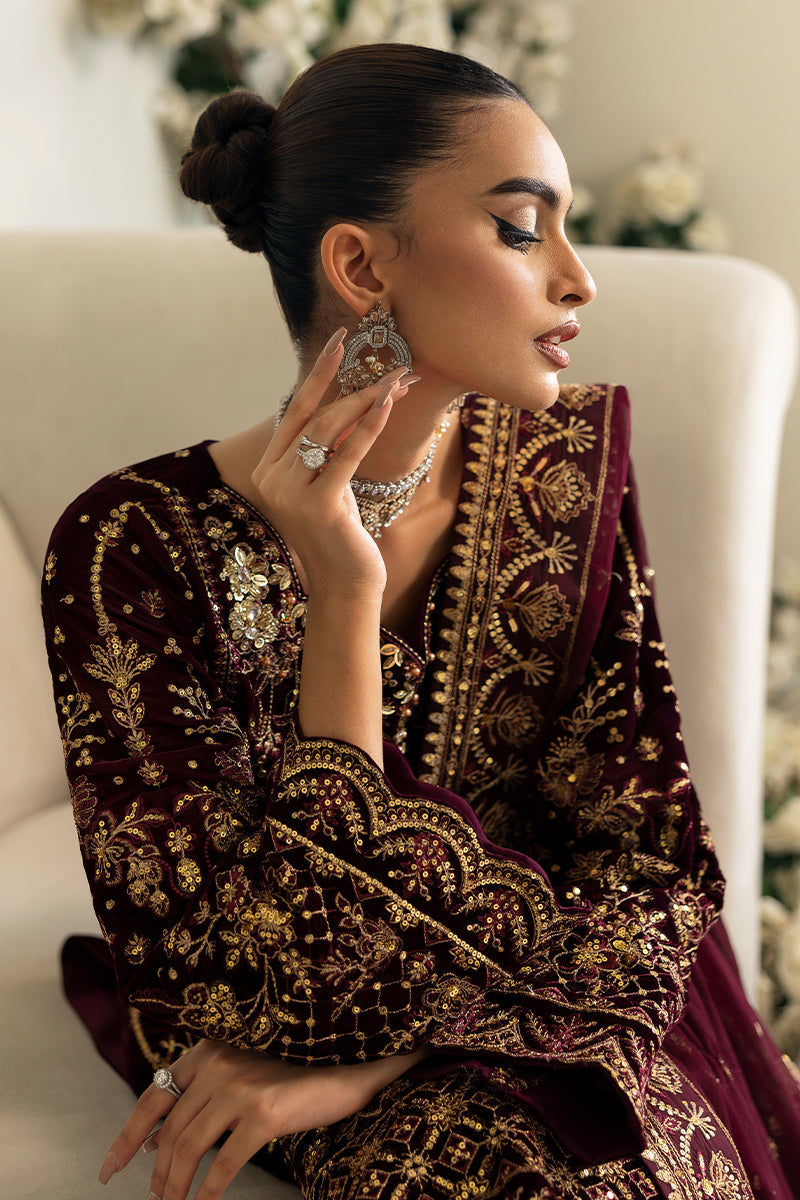 Gulaal | Celeste Velvet 24 | Ember - Saira Saqlain