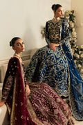 Gulaal | Celeste Velvet 24 | Carmine - Saira Saqlain