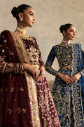 Gulaal | Celeste Velvet 24 | Carmine - Saira Saqlain