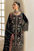 Gulaal | Celeste Velvet 24 | Raven - Saira Saqlain