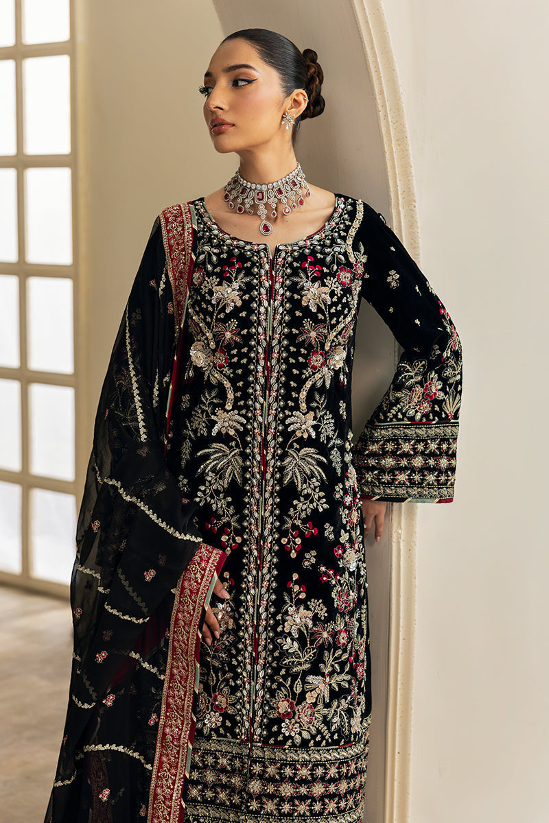 Gulaal | Celeste Velvet 24 | Raven - Saira Saqlain
