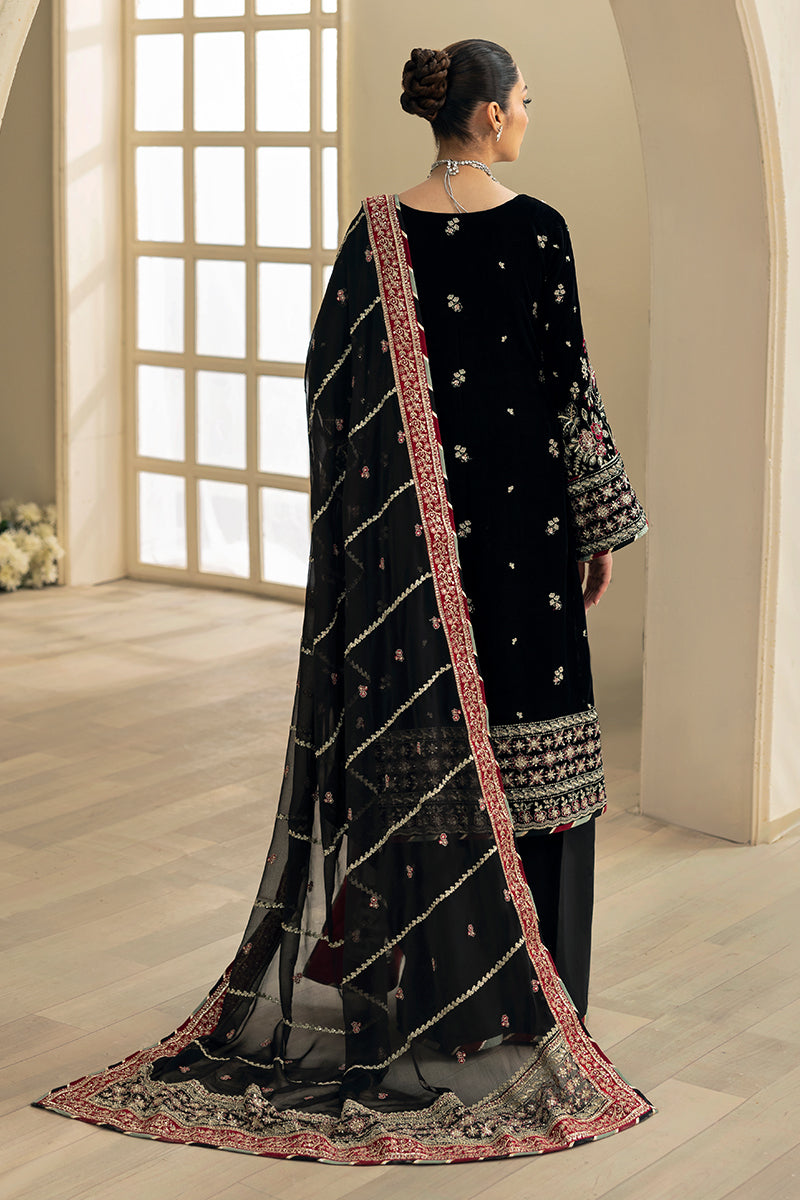 Gulaal | Celeste Velvet 24 | Raven - Saira Saqlain