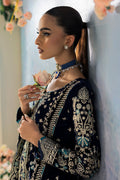 Gulaal | Celeste Velvet 24 | Azure - Saira Saqlain