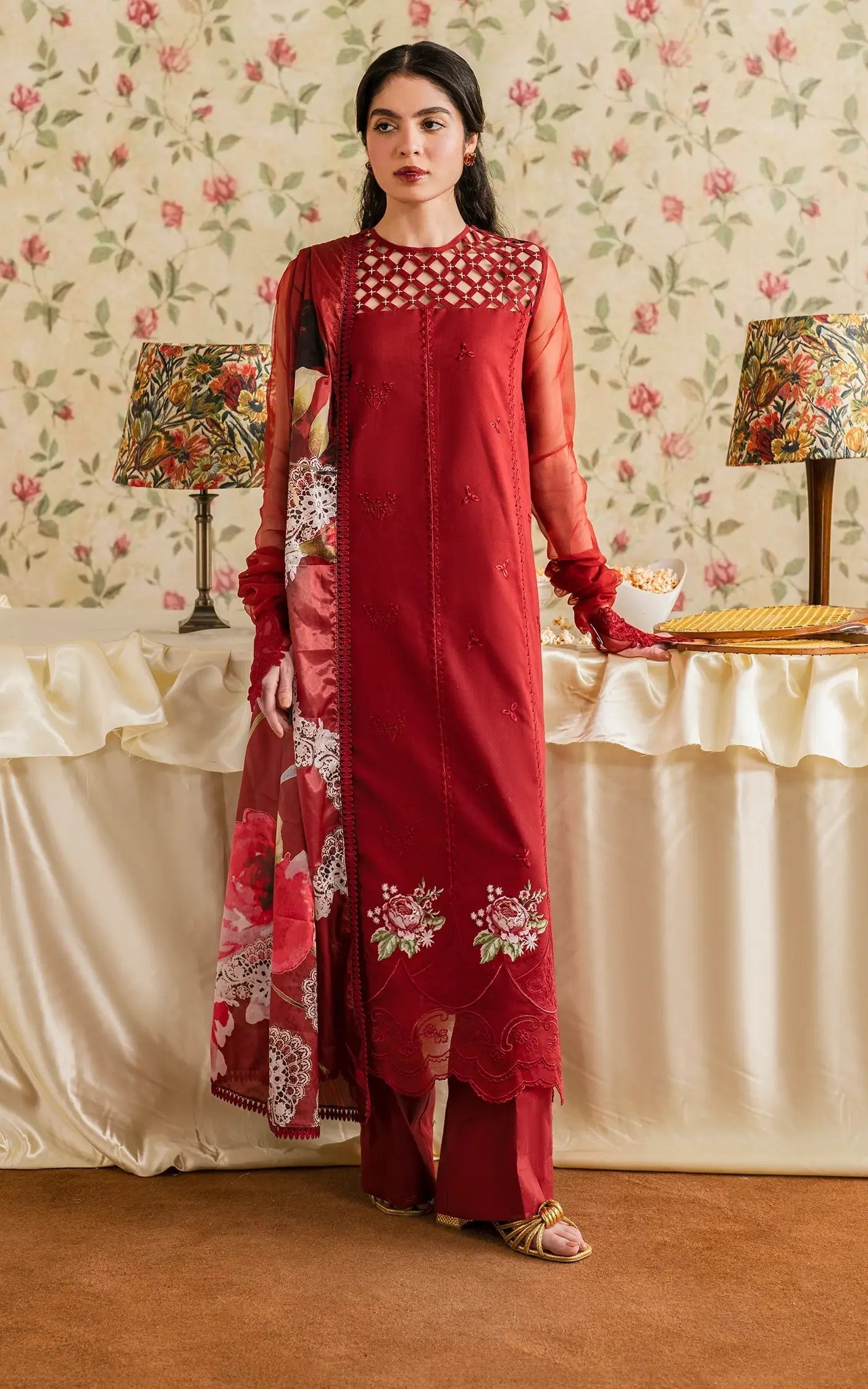 Asifa and Nabeel | Meraki Vintage 25 | Gulaal (MVL25-20) - Saira Saqlain