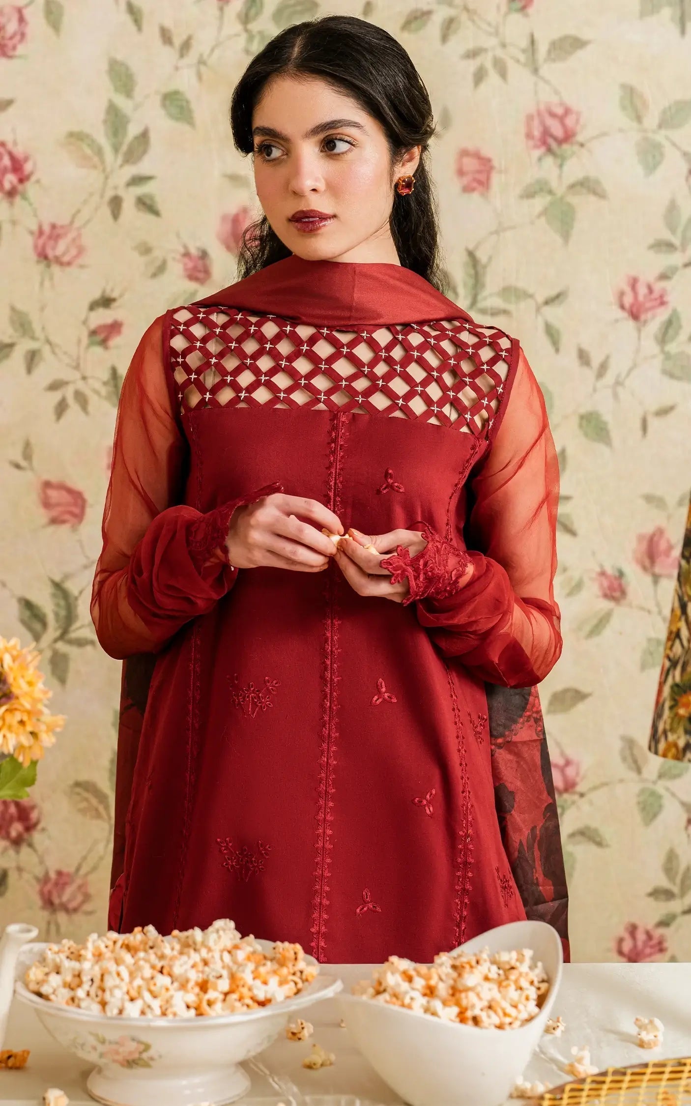 Asifa and Nabeel | Meraki Vintage 25 | Gulaal (MVL25-20) - Saira Saqlain