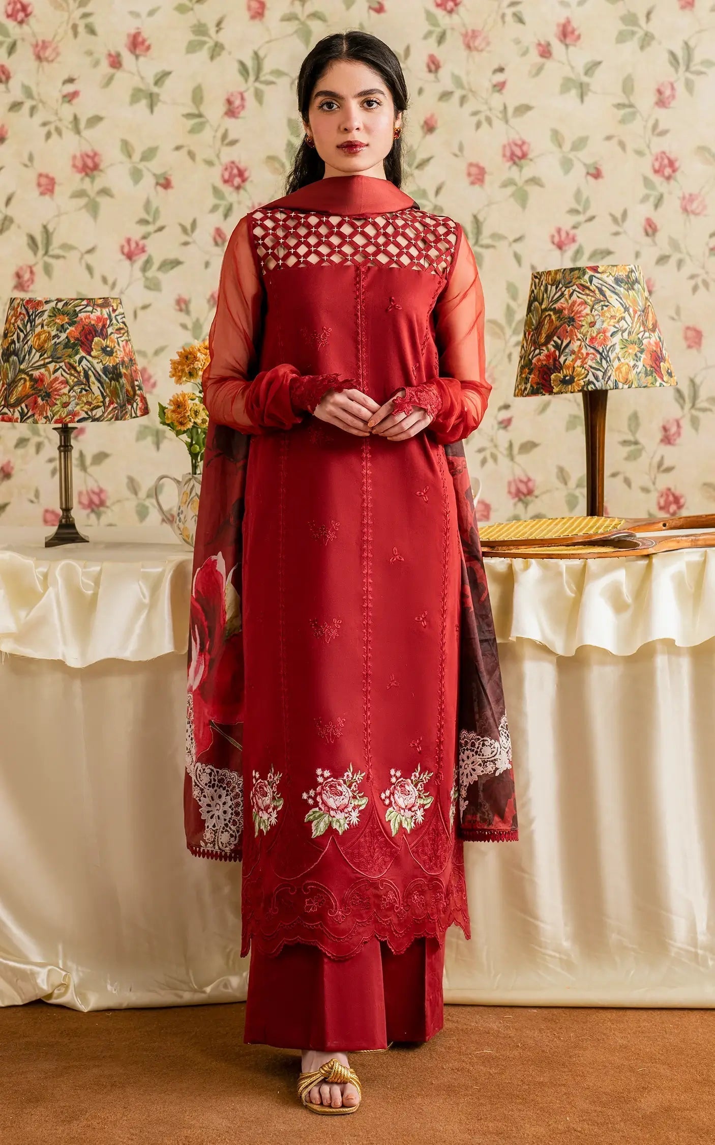 Asifa and Nabeel | Meraki Vintage 25 | Gulaal (MVL25-20) - Saira Saqlain