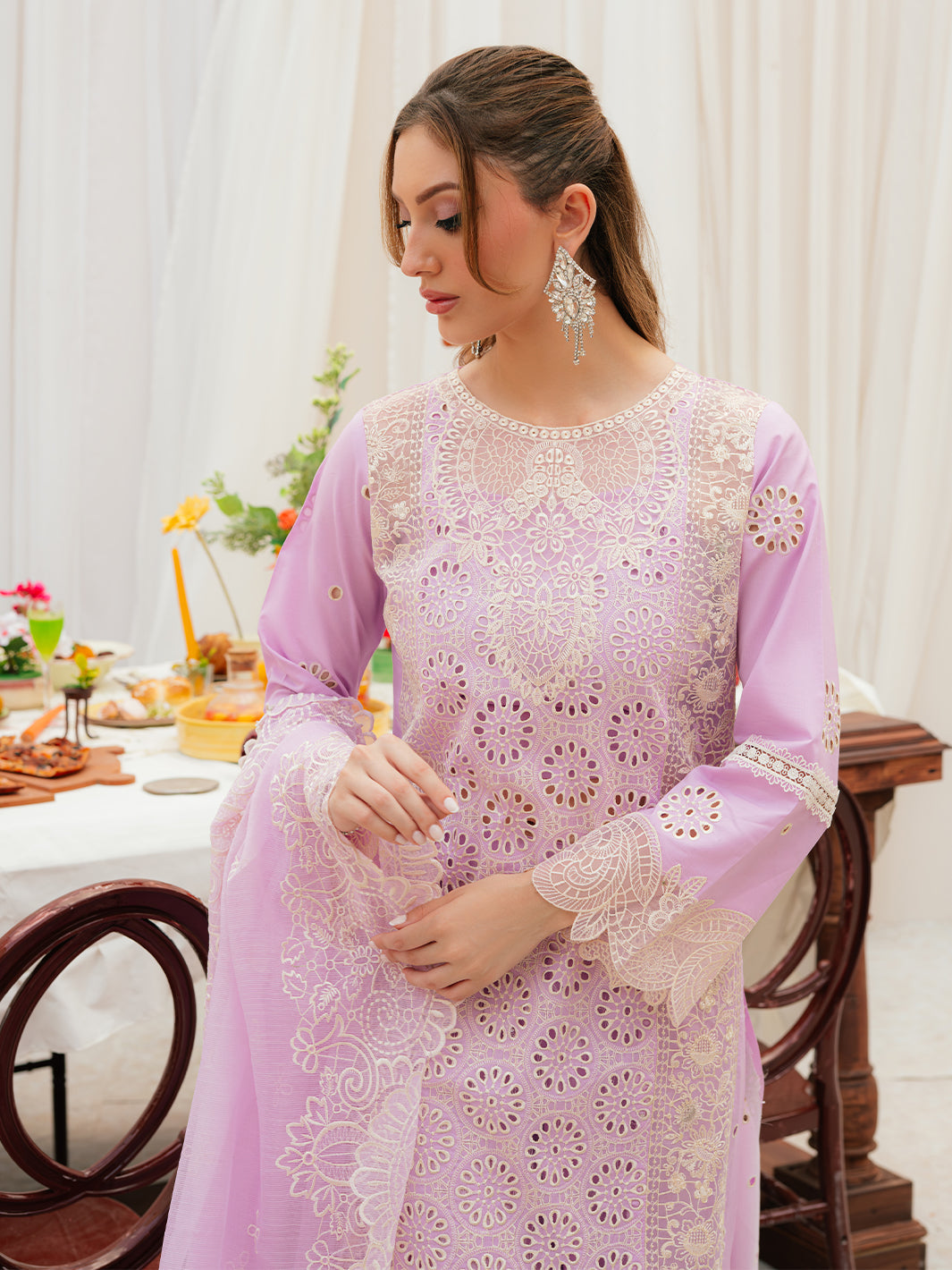 Mahnur | Allenura Luxury Lawn 24 | HARMONY - Saira Saqlain