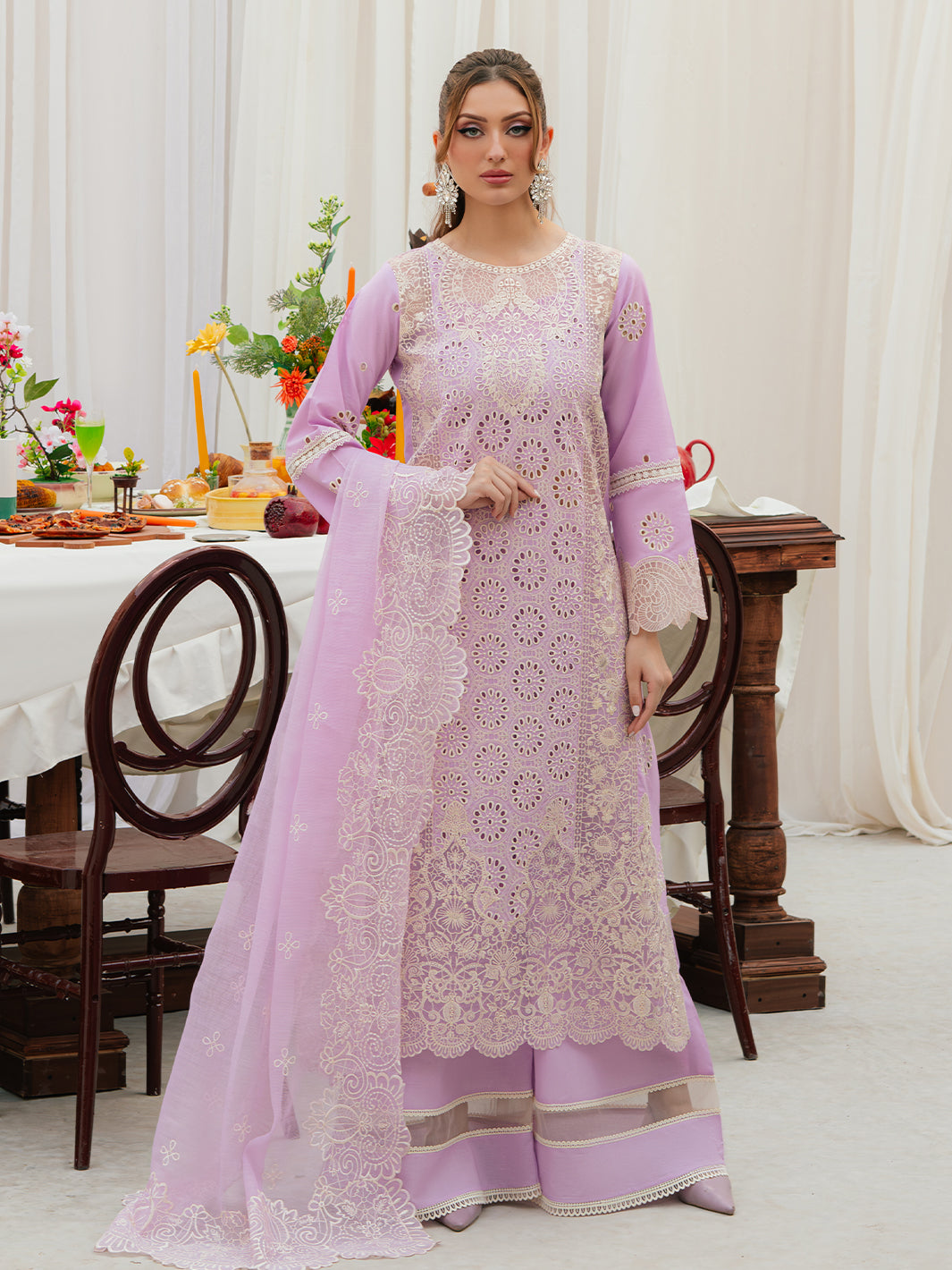 Mahnur | Allenura Luxury Lawn 24 | HARMONY - Saira Saqlain