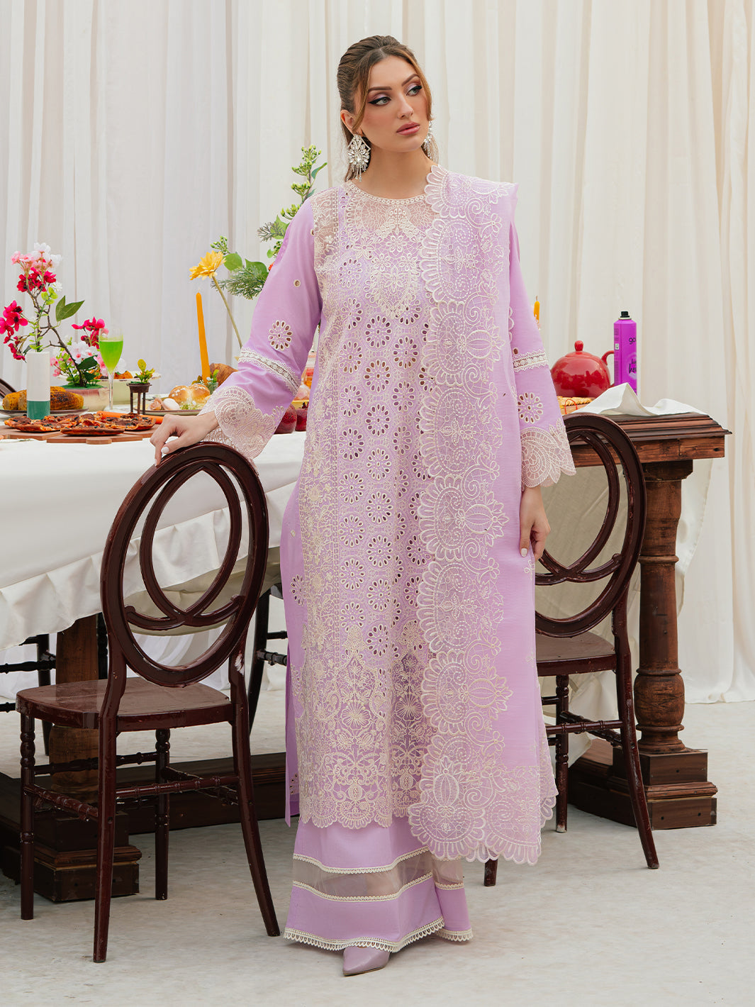 Mahnur | Allenura Luxury Lawn 24 | HARMONY - Saira Saqlain