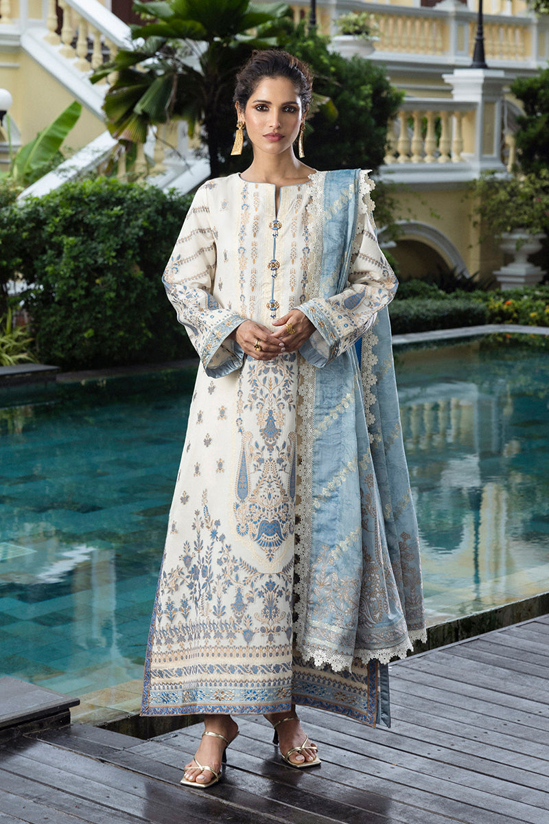 Mushq | Seraph Jacquard Lawn 25 | Calafia - Saira Saqlain