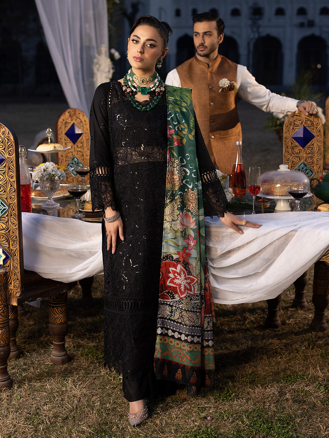 Mahnur | Mahrukh Luxury Lawn 24 | HEMAYAL - Saira Saqlain