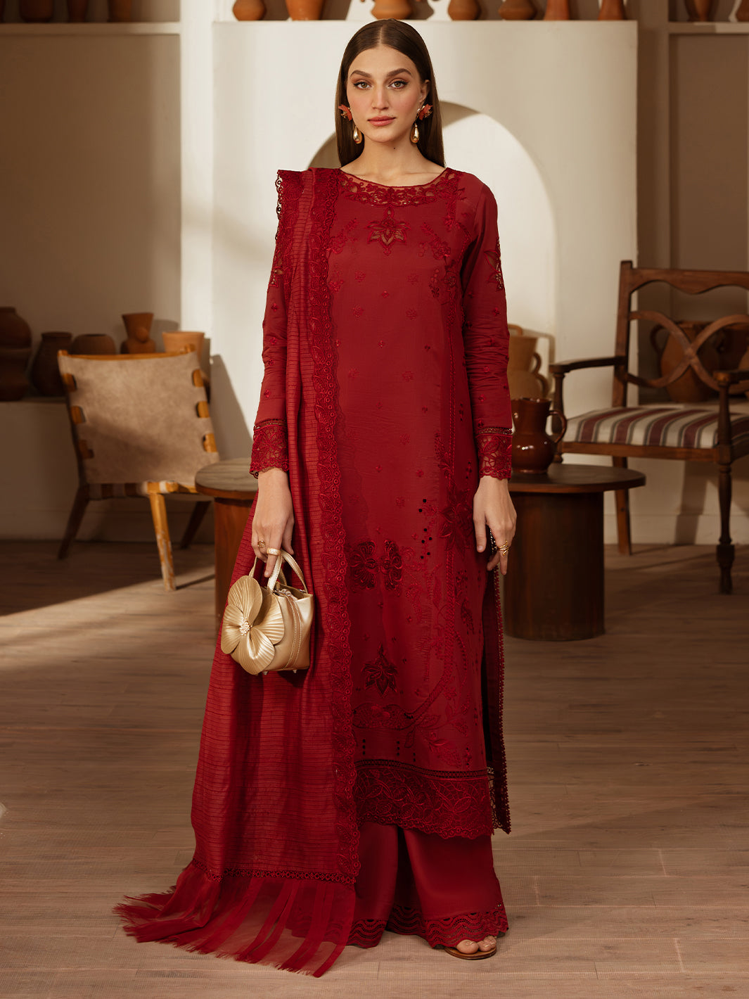 Mahnur | Florence Luxury Lawn 25 | HOORAIN -   Ladies Clothes -  Saira Saqlain