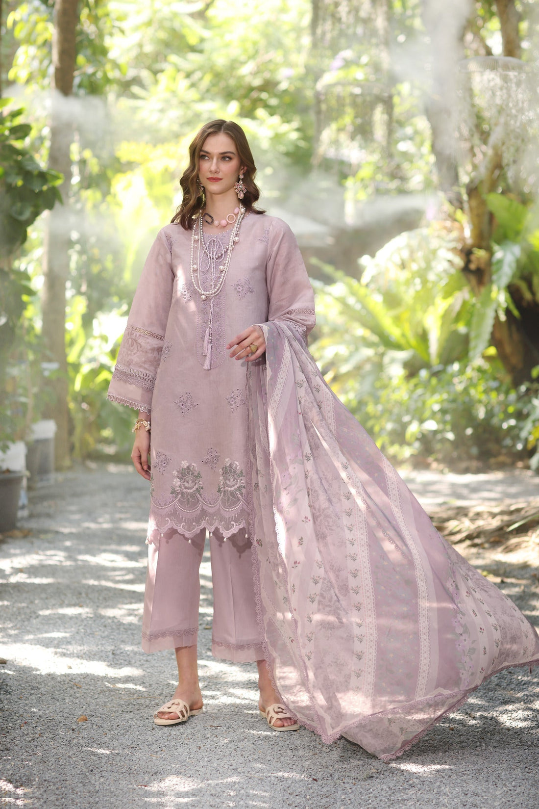 Noor by Saadia Asad | Eid Luxe Printedkari | D6-B -   Ladies Clothes -  Saira Saqlain