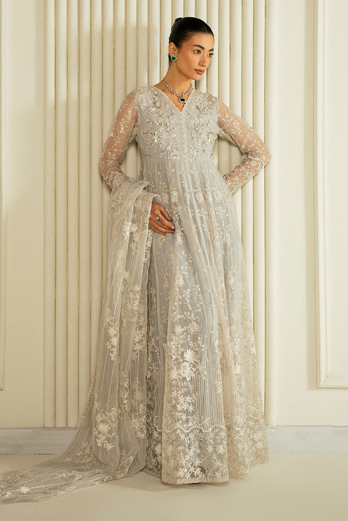 Cross Stitch | Wedding Collection 25 | WHISPERING BLUE - Saira Saqlain